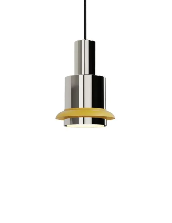 DCWéditions Chaumont Pendel Ø19×H28 - Nickel/Yellow