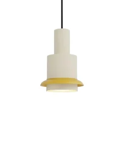 DCWéditions Chaumont Pendel Ø19×H28 - White/Yellow