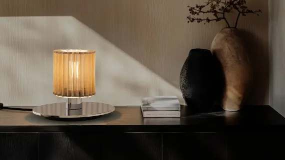 DCWéditions In The Sun 220 Bordlampe - Silver/Gold
