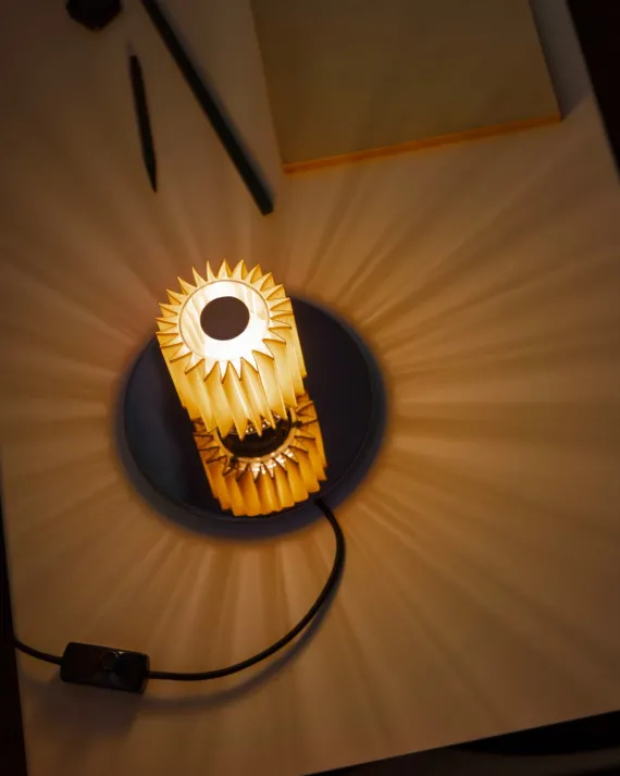 DCWéditions In The Sun 220 Bordlampe - Silver/Gold