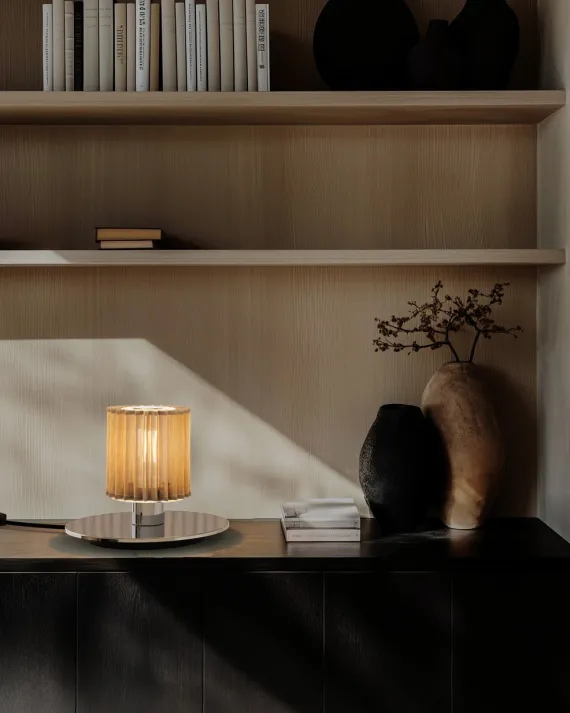 DCWéditions In The Sun 220 Bordlampe - Silver/Gold