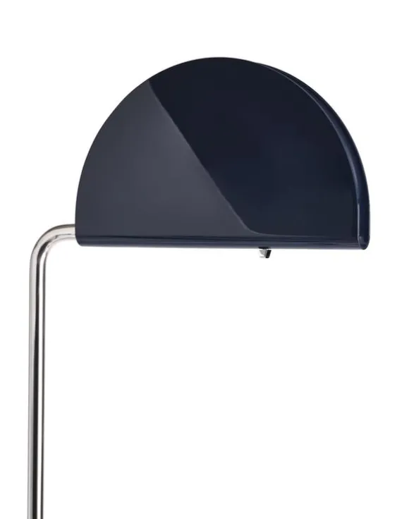 DCWéditions Mezzaluna Gulvlampe - White Marble / Blue