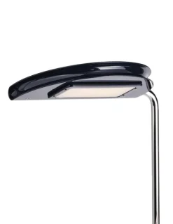 DCWéditions Mezzaluna Gulvlampe - White Marble / Blue