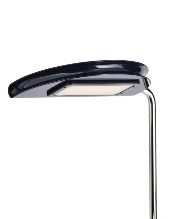 DCWéditions Mezzaluna Gulvlampe - White Marble / Blue