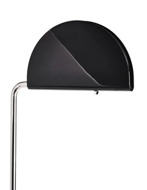 DCWéditions Mezzaluna Gulvlampe - White Marble / Black