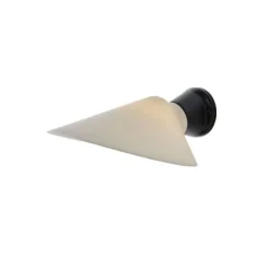DCWéditions Plume SW Væglampe - Sort / Porcelæn