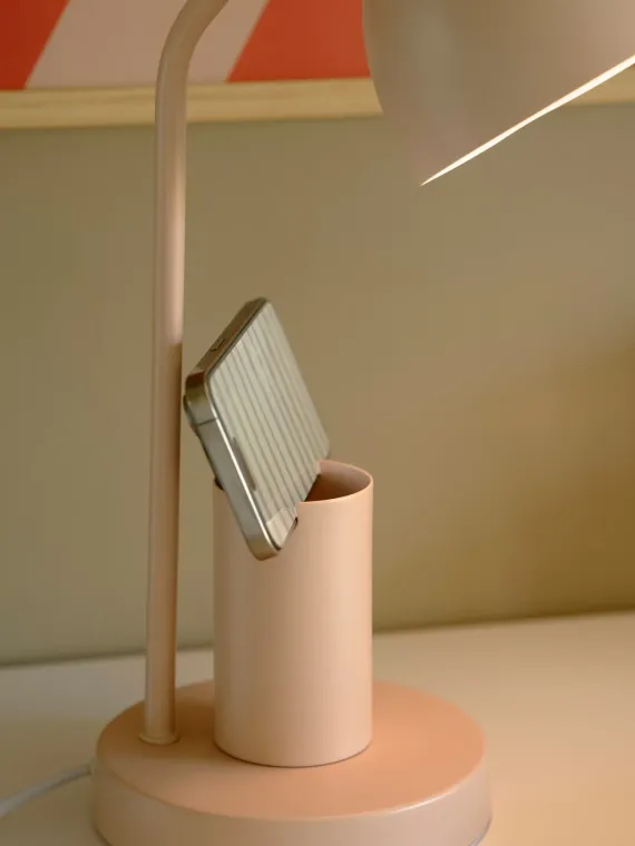 Devone | Bordlampe | Støvet rosa