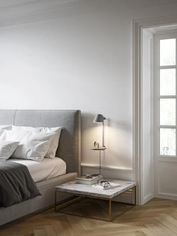 DFTP Stay Væglampe Grå - Justerbart & Moderne Design