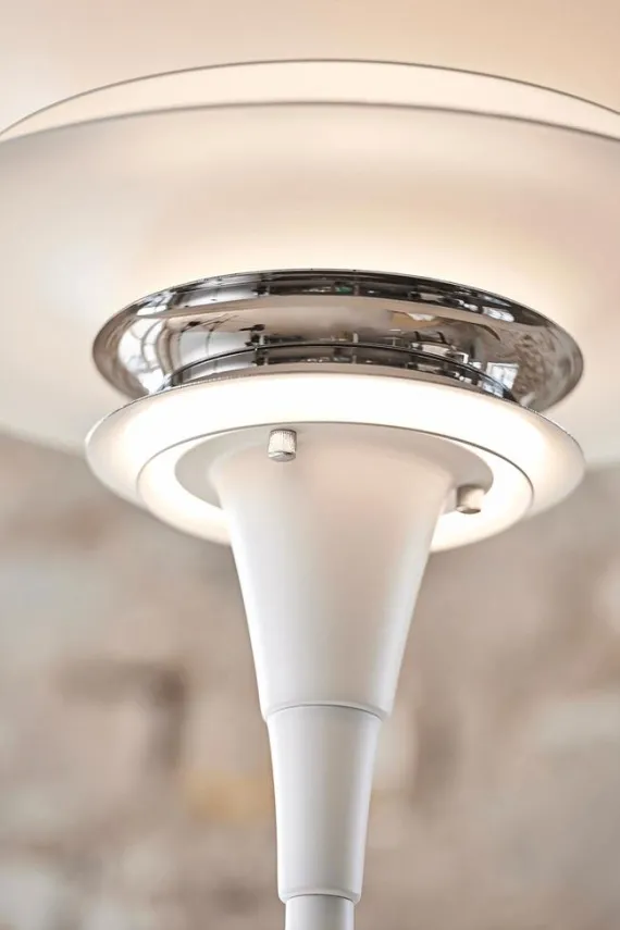 DIABLO - GULVLAMPE Ø50 - MAT HVID