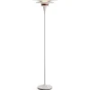 DIABLO - GULVLAMPE Ø50 - MAT HVID/ ROSE SILVER