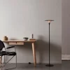 DIABLO - GULVLAMPE Ø30 - MAT SORT/BLANK RØD