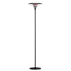 DIABLO - GULVLAMPE Ø30 - MAT SORT/BLANK RØD