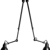 302 DOBBELT LOFTLAMPE SORT/SORT
