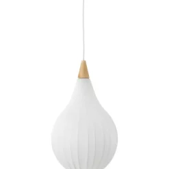 DROPS Ø30 TEKSTIL PENDEL HVID - Halo Design