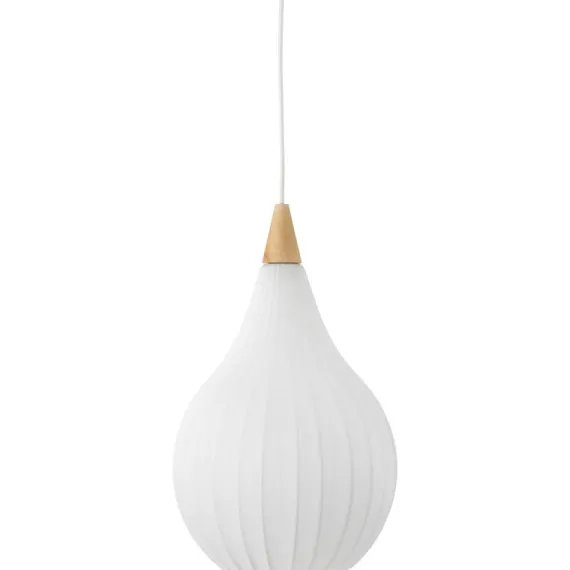 DROPS Ø30 TEKSTIL PENDEL HVID - Halo Design