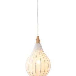 DROPS Ø23 TEKSTIL PENDEL HVID - Halo Design