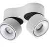 EASY W2100 TWIN (MED LEDNINGS HUL) - LOFTLAMPE - HVID