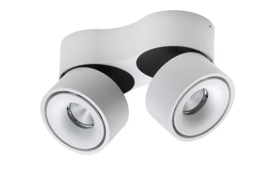 EASY W2100 TWIN (MED LEDNINGS HUL) - LOFTLAMPE - HVID