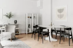 EBBOT BORDLAMPE RØGGRÅ H 29