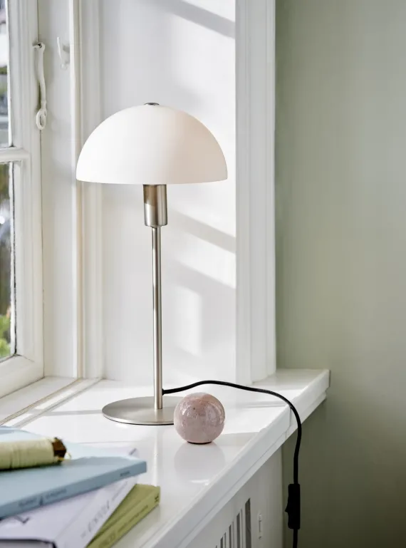 Ellen 20 | Bordlampe | Børstet stål
