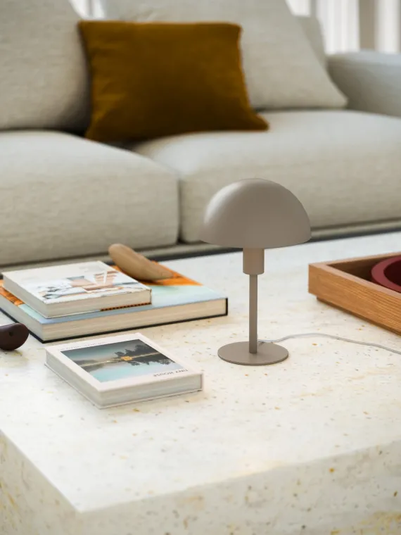 Ellen Mini | Bordlampe | Lys brun