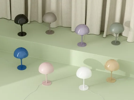 Ellen Mini | Bordlampe | Støvet grøn