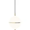 ETERNAL MOONLIGHT PENDEL Ø32 LARGE MED SORT STOFLEDNING