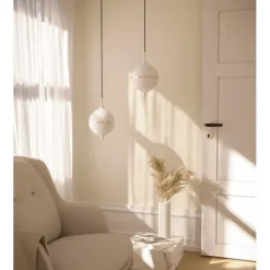 ETERNAL MOONLIGHT PENDEL Ø22 MEDIUM MED SORT STOFLEDNING