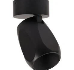 FACET W70 LED 2700K SORT PÅBYGNINGSSPOT