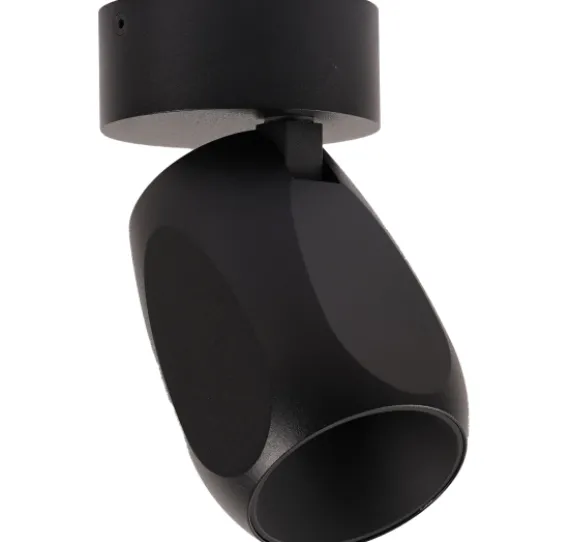 FACET W70 LED 2700K SORT PÅBYGNINGSSPOT