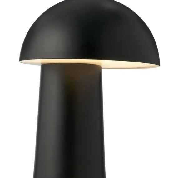 Faye Portable Bordlampe - Sort, Genopladelig LED-lampe fra Charlotte Høncke