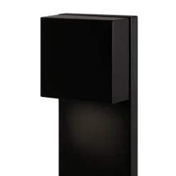 Fix Bedlampe - Sort RAL 9005 | Robust udendørs nedadlys