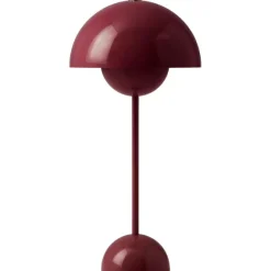 FLOWERPOT VP3 - BORDLAMPE - DARK PLUM