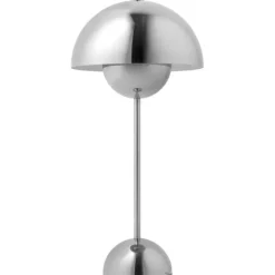 FLOWERPOT VP3 - BORDLAMPE - KROM PLATED