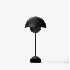 FLOWERPOT VP3 - BORDLAMPE - MAT SORT