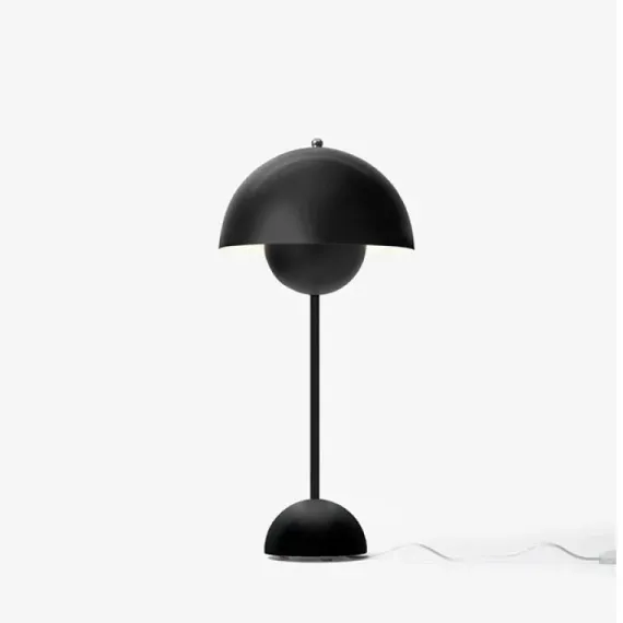 FLOWERPOT VP3 - BORDLAMPE - MAT SORT