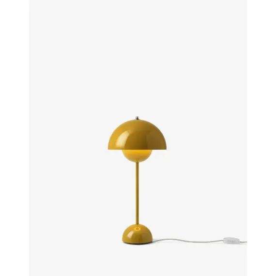 FLOWERPOT VP3 - BORDLAMPE - MUSTARD
