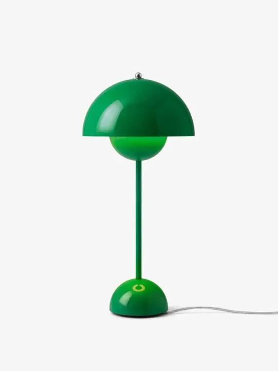 FLOWERPOT VP3 - BORDLAMPE - SIGNAL GREEN