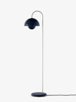 FLOWERPOT VP12 - GULVLAMPE - STEEL BLUE