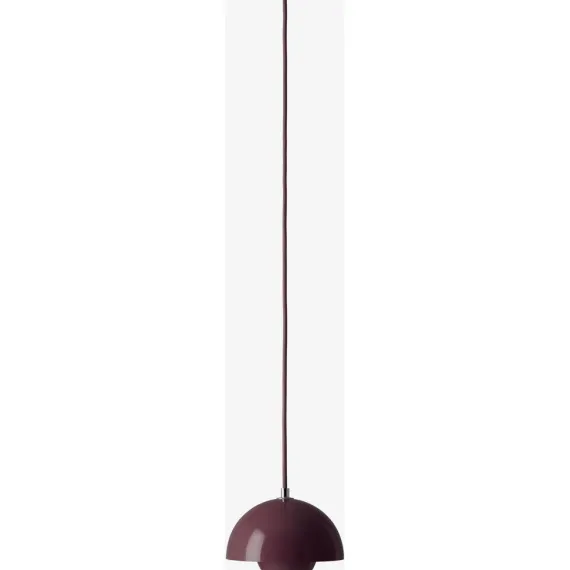 FLOWERPOT VP10 - PENDEL Ø16 - DARK PLUM