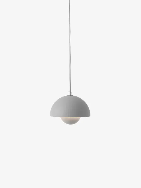 FLOWERPOT VP10 - PENDEL Ø16 - MAT LYS GRÅ