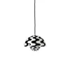 FLOWERPOT VP1 - PENDEL - SORT/HVID