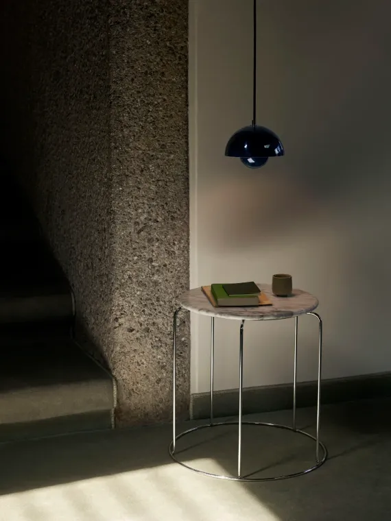 FLOWERPOT VP10 - PENDEL Ø16 - STEEL BLUE