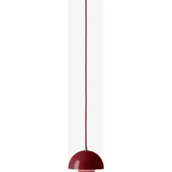 FLOWERPOT VP10 - PENDEL Ø16 - VERMILION RØD