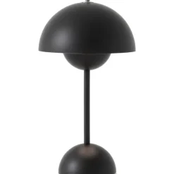 FLOWERPOT VP9 - PORTABLE BORDLAMPE - MAT SORT
