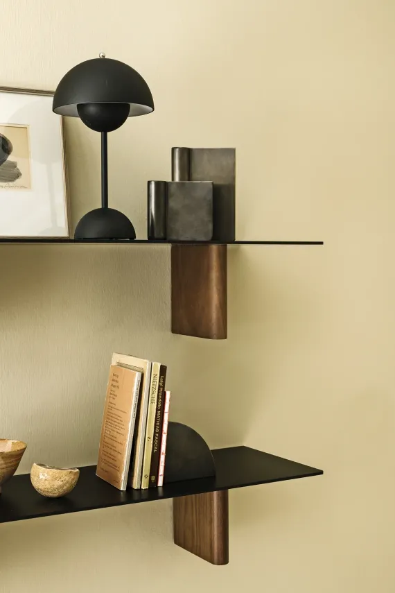 FLOWERPOT VP9 - PORTABLE BORDLAMPE - MAT SORT