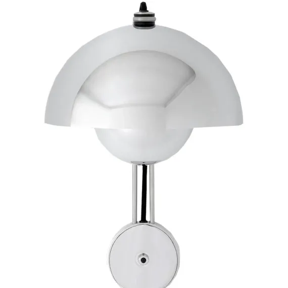 FLOWERPOT VP8 - VÆGLAMPE - KROM PLATED