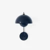 FLOWERPOT VP8 - VÆGLAMPE - STEEL BLUE