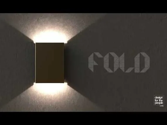 Fold 15 Væglampe - Messing LED (Nordlux)
