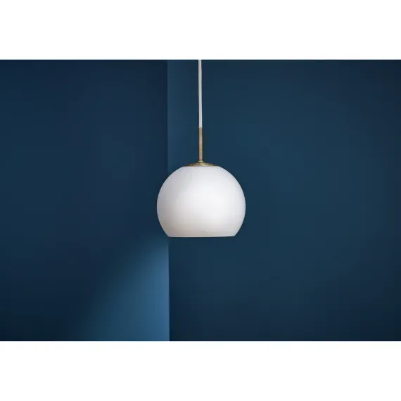 Frandsen Ball Glas Ø25 - Opal Hvid pendel